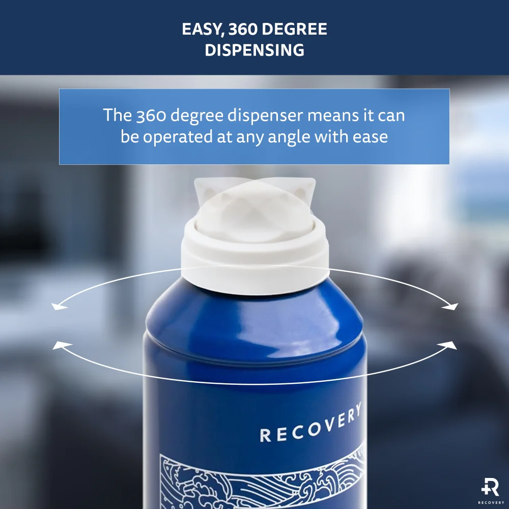 Recovery Sterilized Saline Wash Spray — 7.4oz — Single or Case of 36 - Image 8