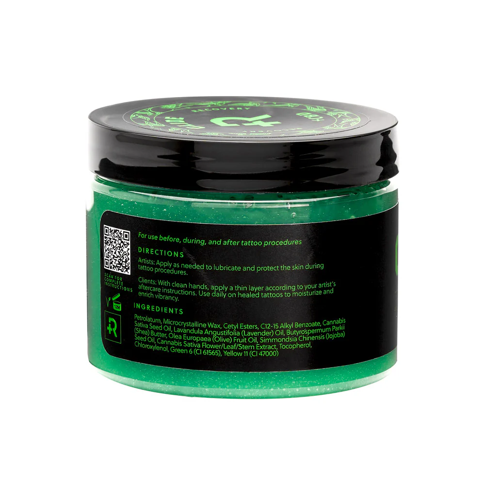 Recovery Tattoo Glide + CBD — 6 fl oz Jar — Single or Case of 12 - Image 2