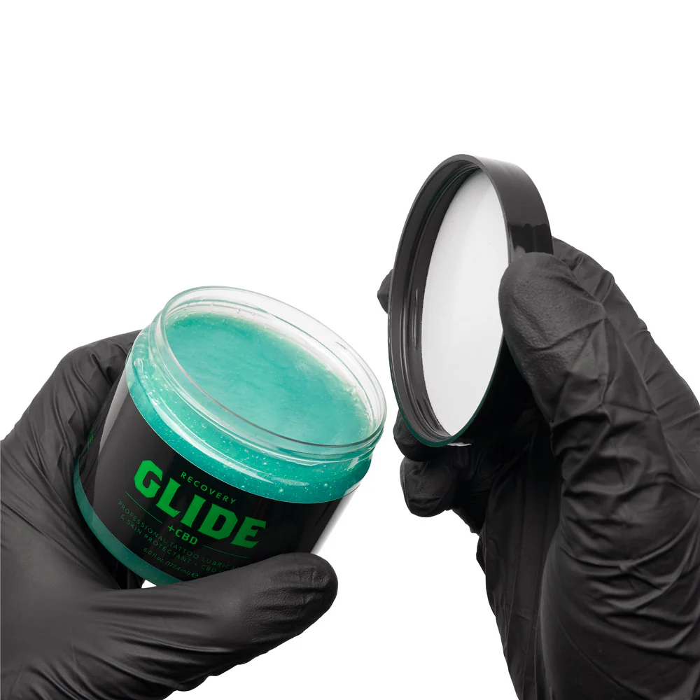 Recovery Tattoo Glide + CBD — 6 fl oz Jar — Single or Case of 12 - Image 3