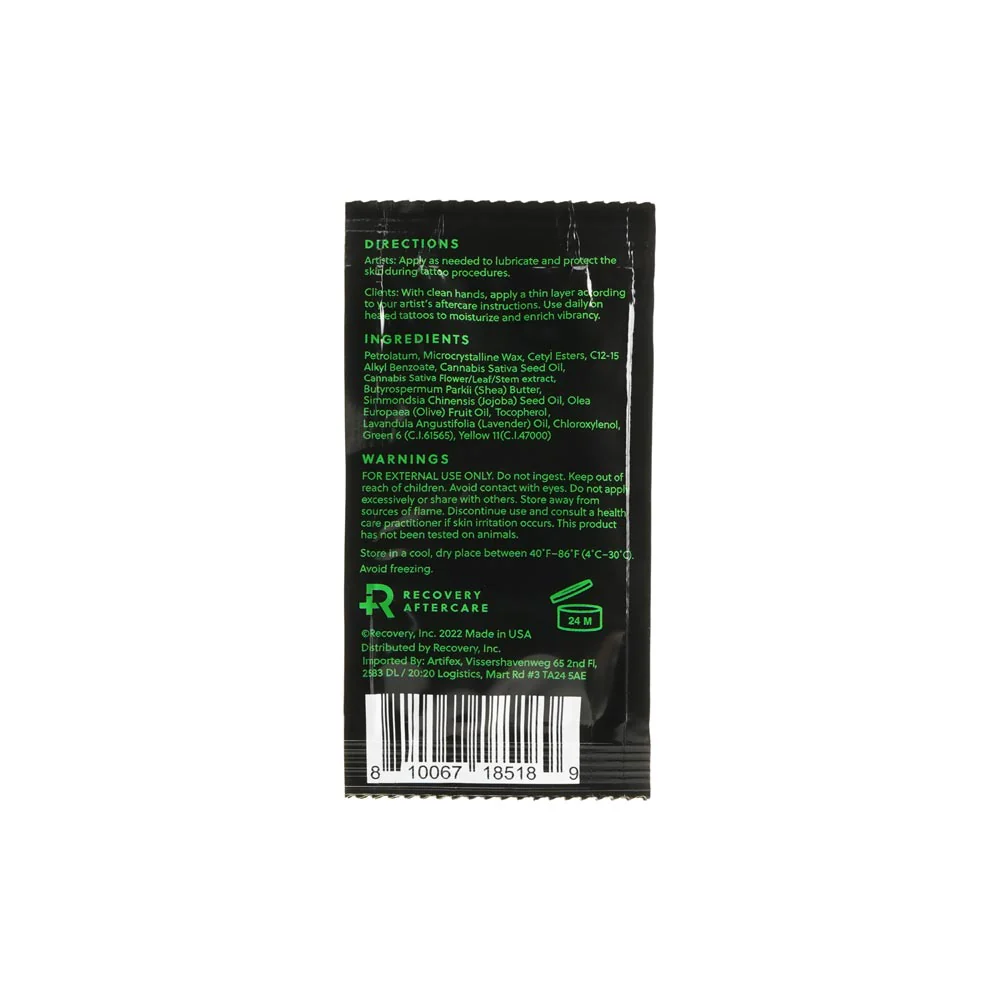 Recovery Tattoo Glide + CBD — 5g Pouch — Single or Case of 100 - Image 2