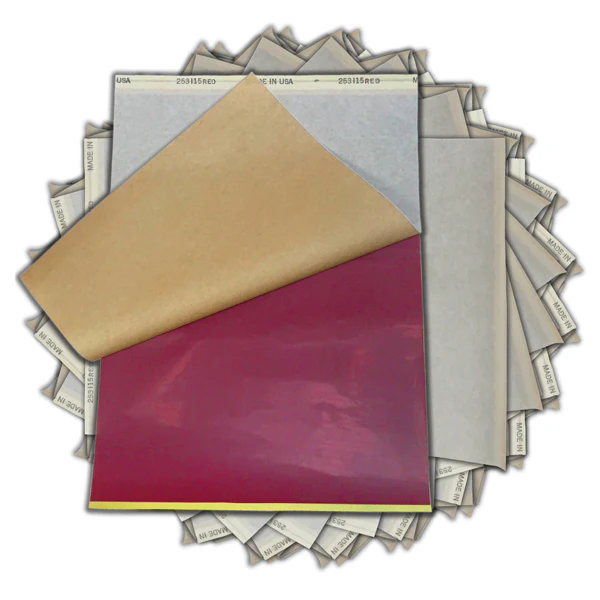 S8 Spirit Red Thermal Paper - 8 1/2" x 11" - Image 2