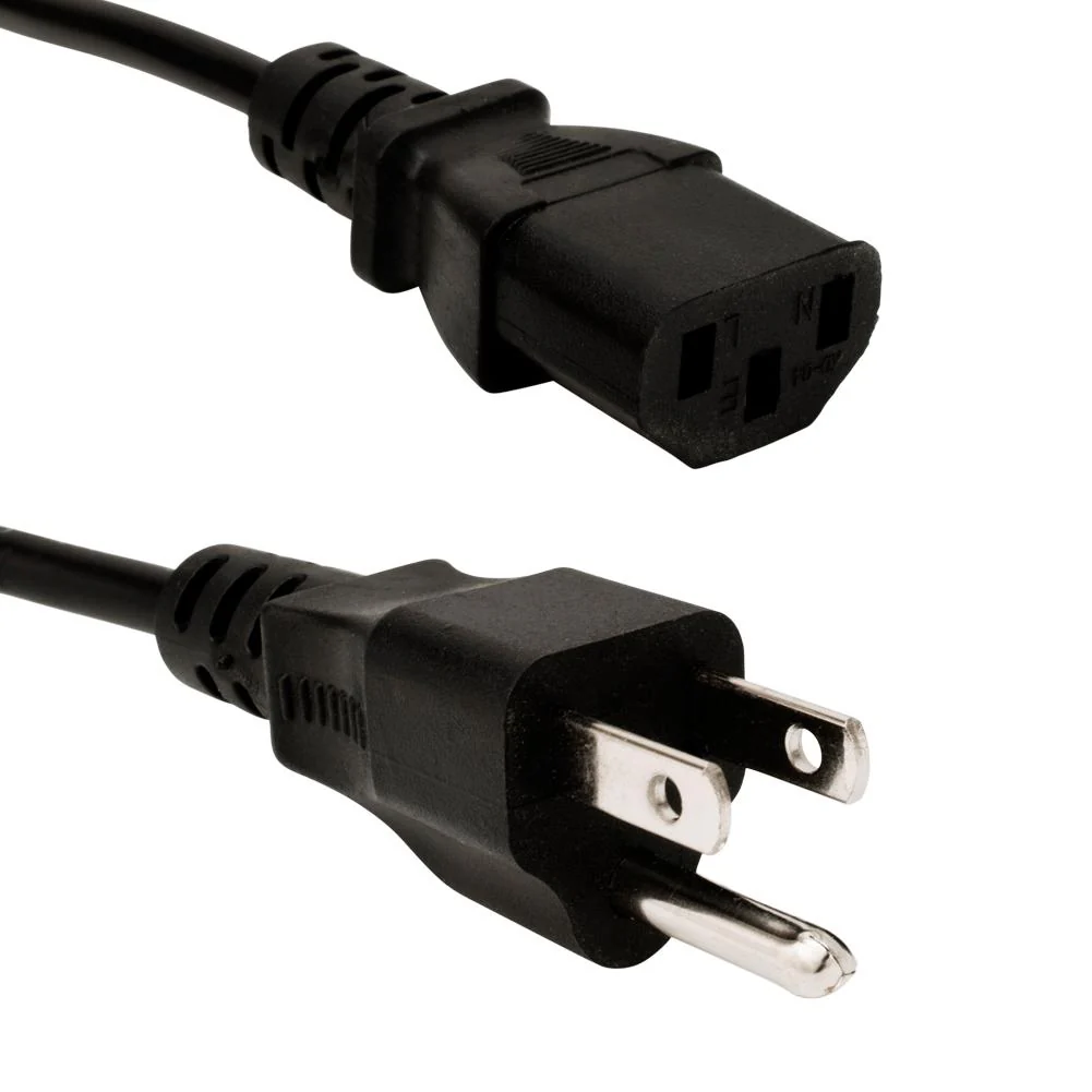 Replacement US Power Cord for Tattoo Power Supplies