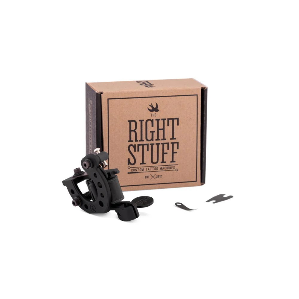 Right Stuff Lucky TrueLiner ALU Coil Tattoo Machine — Black - Image 4
