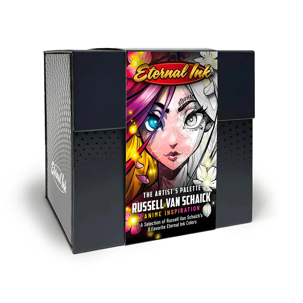 Russel Van Schaick Anime Inspiration Set — Eternal Ink — 8 1oz Bottles - Image 2