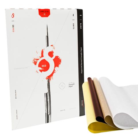 S8 Red Tattoo Stencil Transfer Paper — Pick Quantity - Image 2