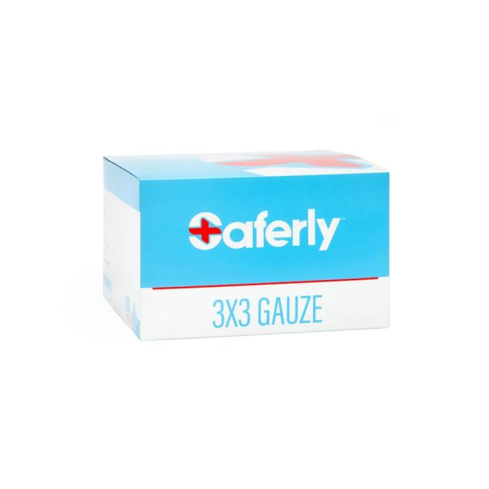 Saferly 3” x 3” Gauze — Box of 200 - Image 3