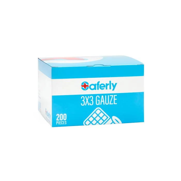 Saferly 3” x 3” Gauze — Box of 200 - Image 4