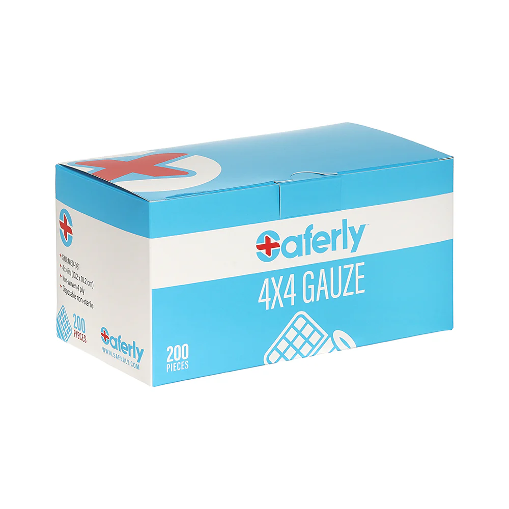 Saferly 4"x4" Gauze - Price Per Box of 200 - Image 5