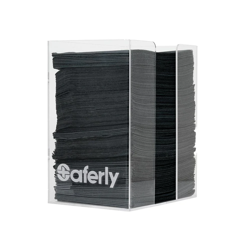 Saferly Acrylic Dental Bib Holder + Dispenser - Image 3