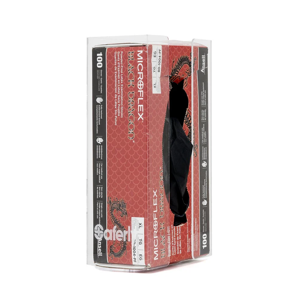 Saferly Acrylic Glove Box Holder + Dispenser - Image 3