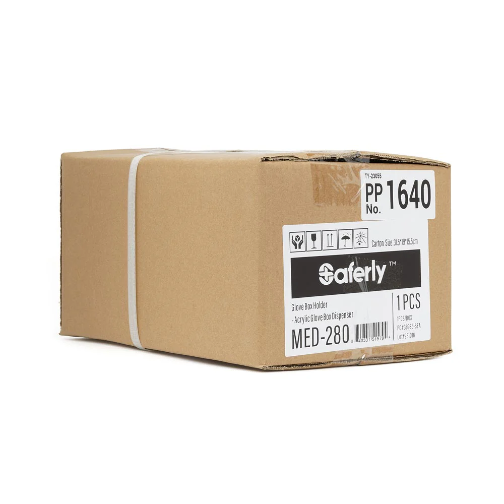 Saferly Acrylic Glove Box Holder + Dispenser - Image 9