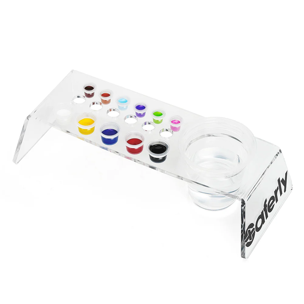 Saferly Acrylic Rinse Cup + Ink Cap Holder - Image 2