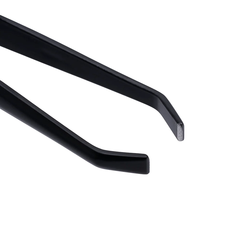 Saferly Anti-Static Black Slanted Tweezers - Image 2