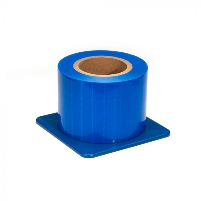Saferly Medical Blue Barrier Film — 4" x 6" — One Roll of 1200 Perforated Sheets - Image 3
