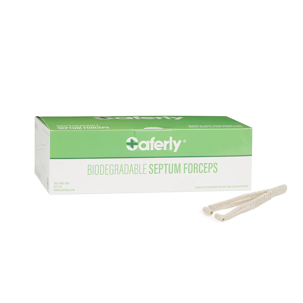 Saferly Biodegradable Forceps — Box of 25