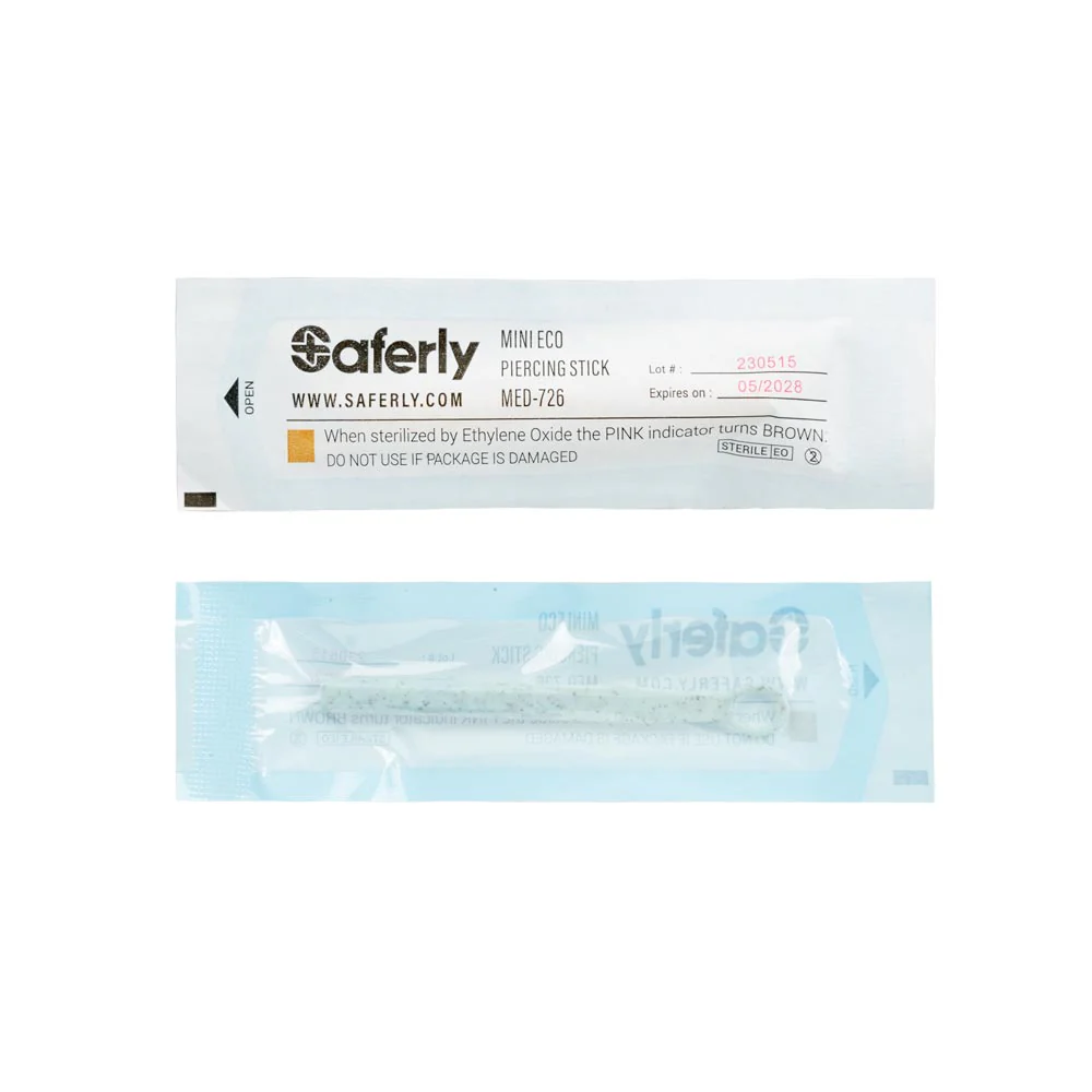Saferly Biodegradable Mini Eco Piercing Stick — Box of 50 - Image 3