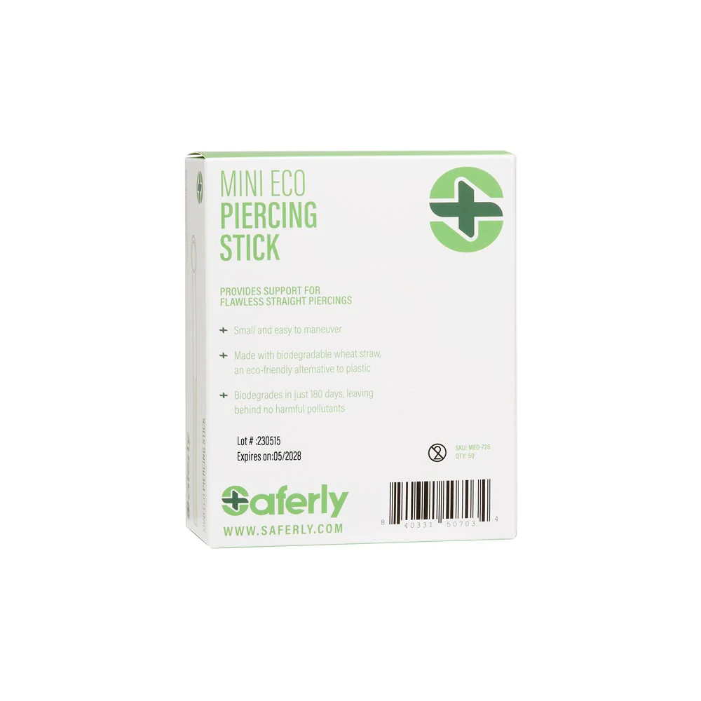 Saferly Biodegradable Mini Eco Piercing Stick — Box of 50 - Image 6