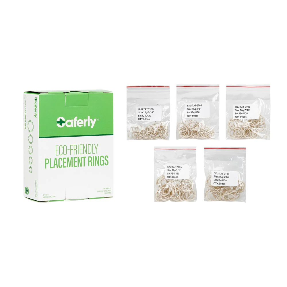 Saferly Biodegradable Placement Rings — Box of 250 - Image 3