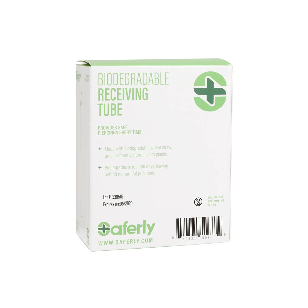 Saferly Biodegradable Receiving Tubes — Box of 50 — Pick Size - Image 12