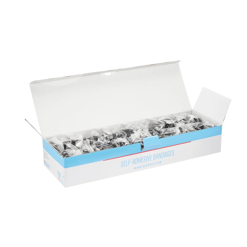 Saferly 1" Cohesive Wrap — Box of 30 - Image 2