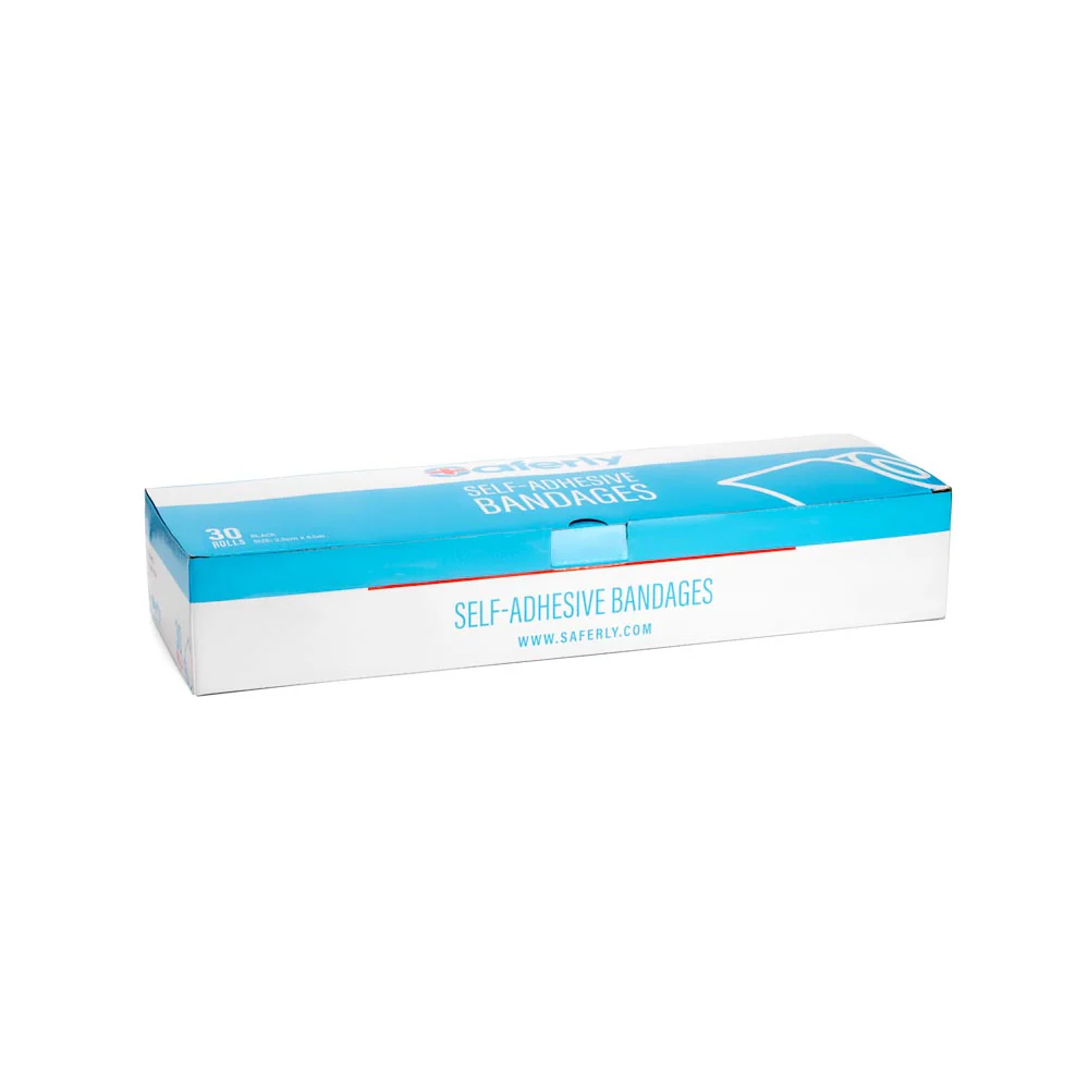 Saferly 1" Cohesive Wrap — Box of 30 - Image 6