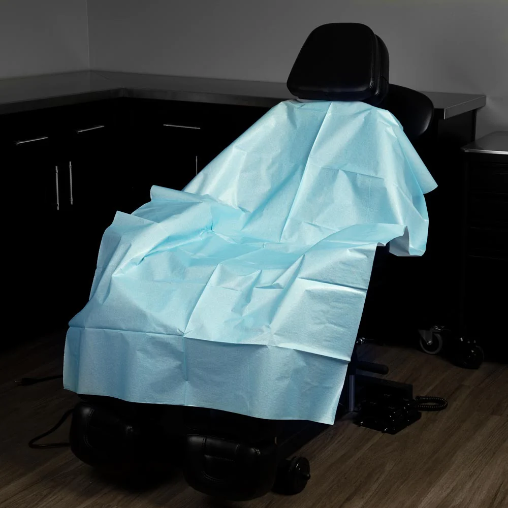 Saferly Blue Drape Cloth Sheets — 40" x 60" — Bag of 10 - Image 4