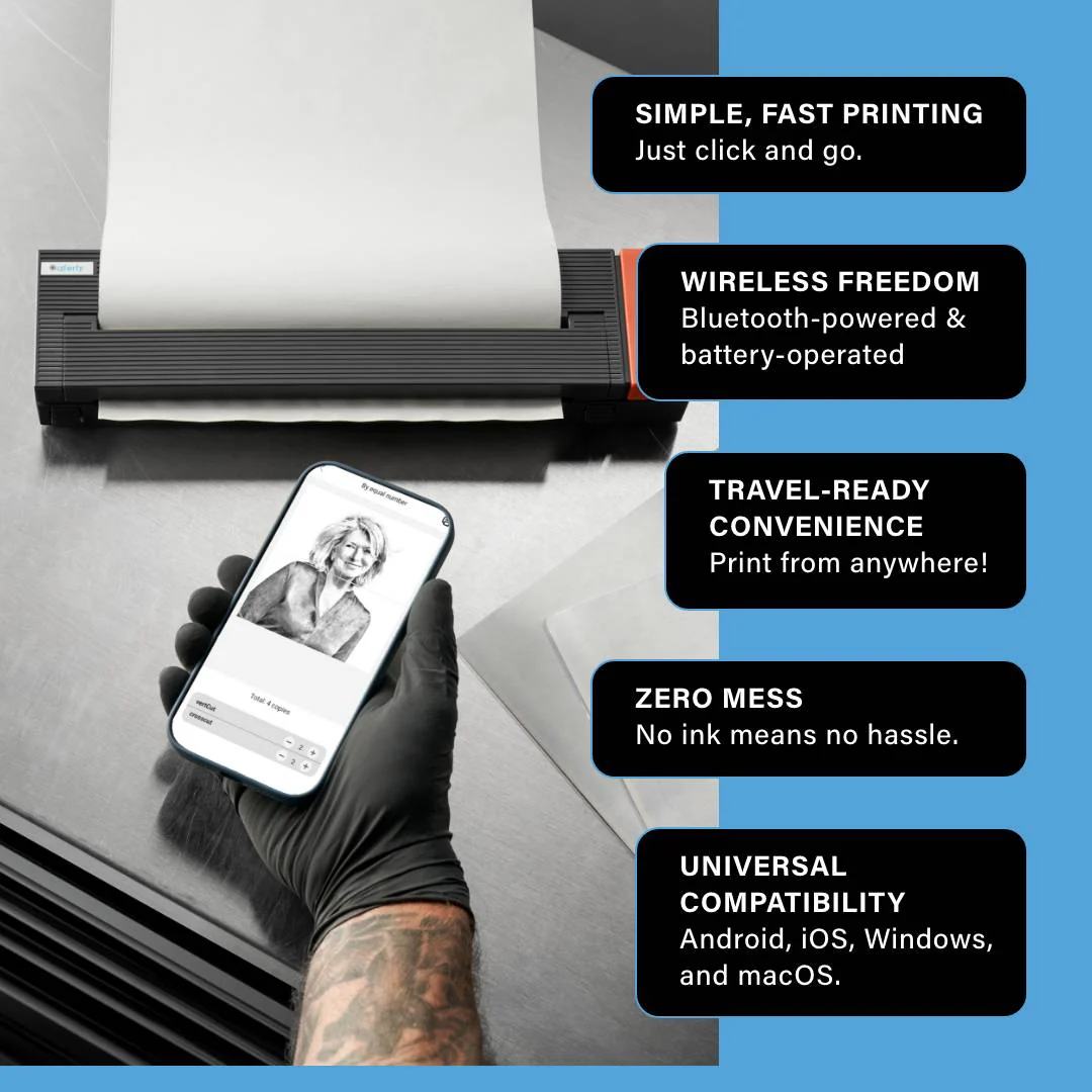 Saferly Bluetooth Stencil Printer - Image 7