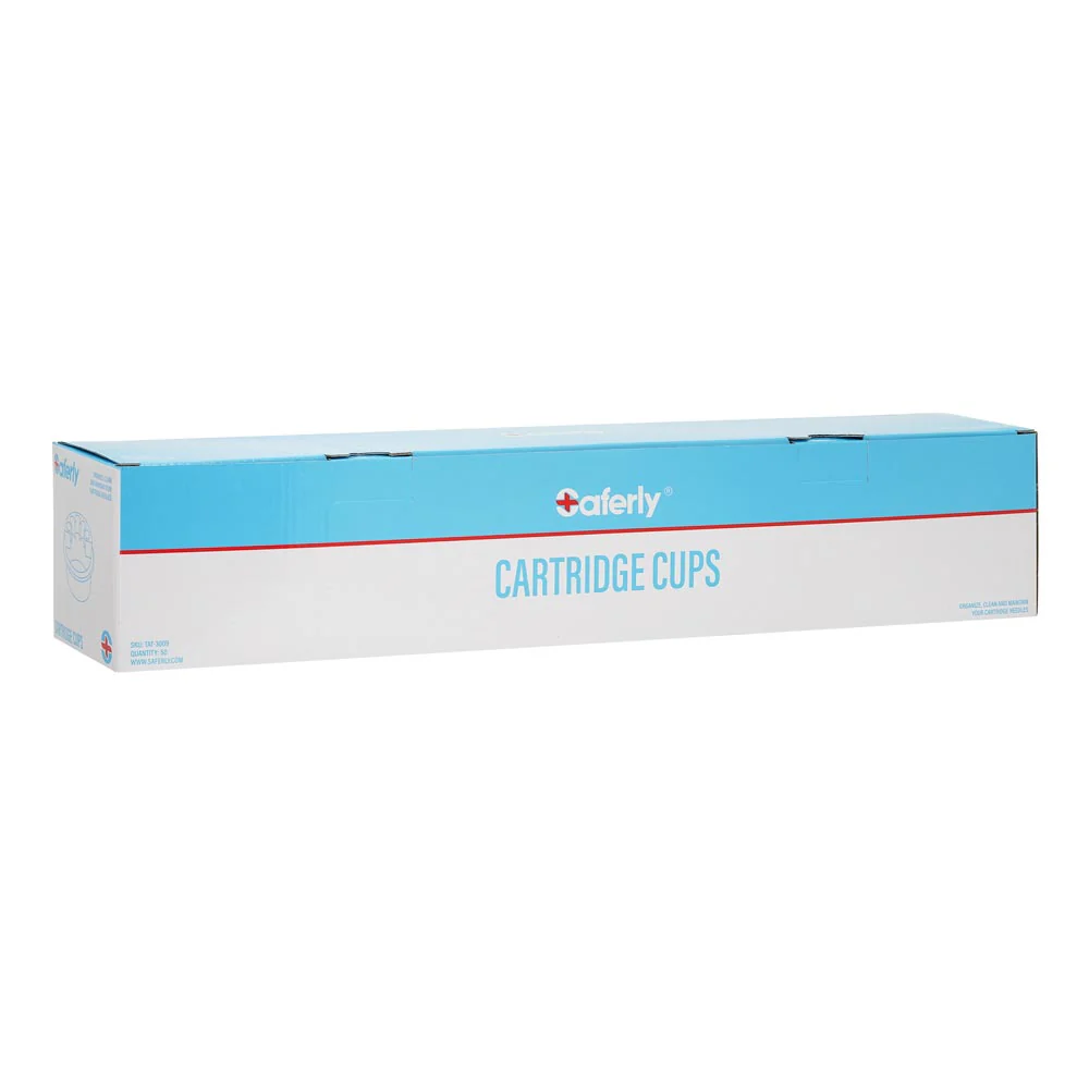 Saferly Cartridge Cups — Box of 50 Rinse Cups + 50 Cartridge Holder Lids - Image 8