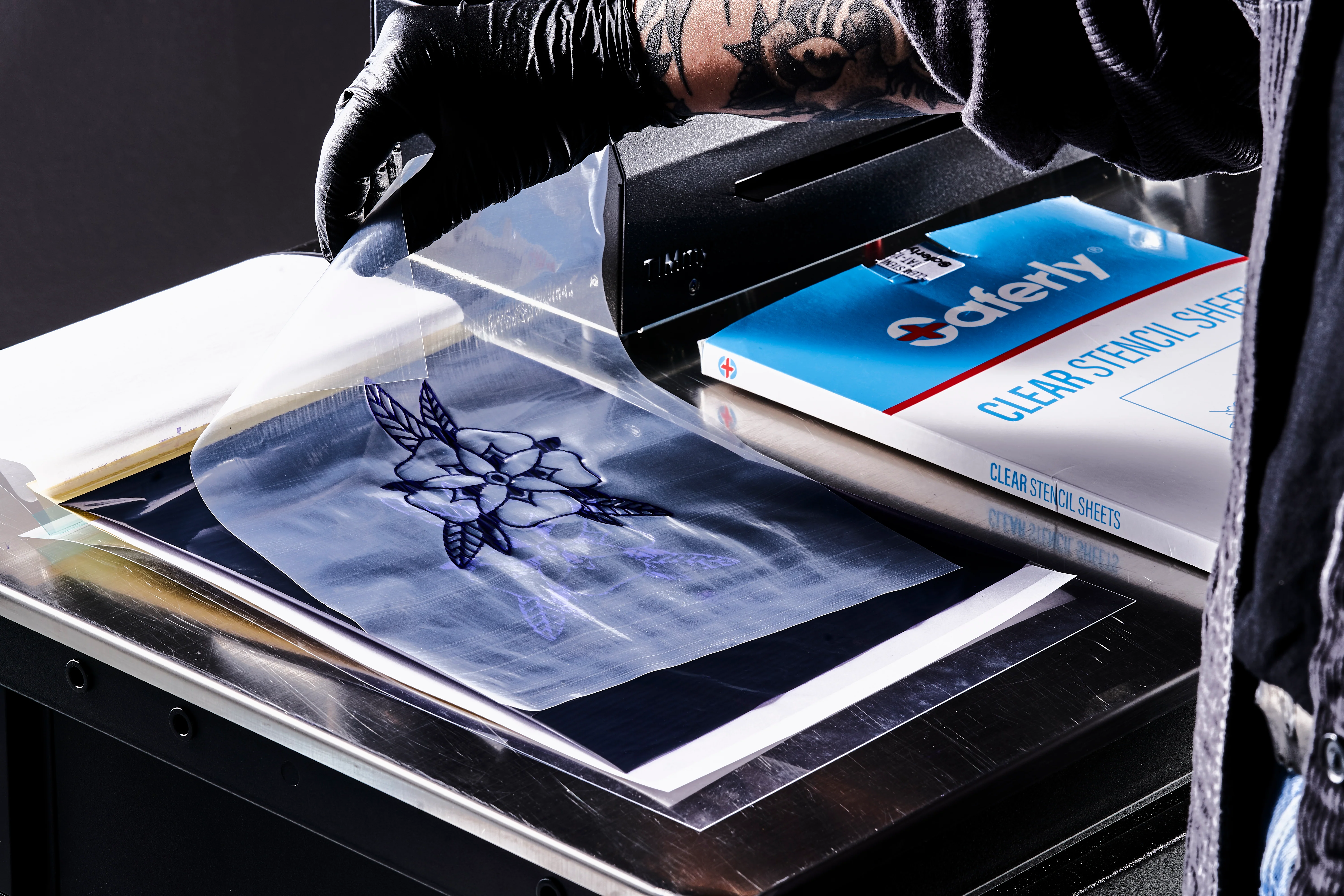 Saferly Clear Tattoo Stencil Insert — 8-1/2" x 11” — 200 Sheets - Image 23