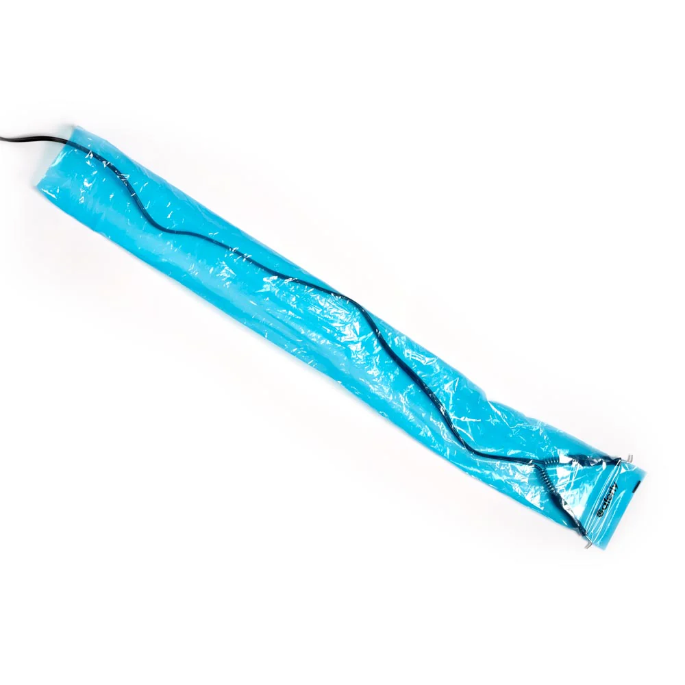 Saferly 20" Clip Cord Sleeves + Machine Bags — Blue — Box of 200 - Image 2