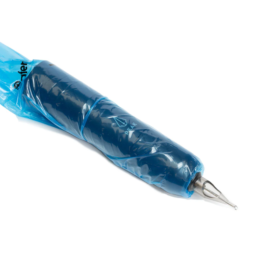 Saferly 32" Clip Cord Sleeves + Machine Bags — Blue — Box of 200 - Image 6