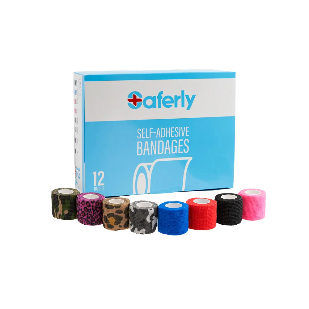 Saferly 2" Cohesive Wrap — Box of 12
