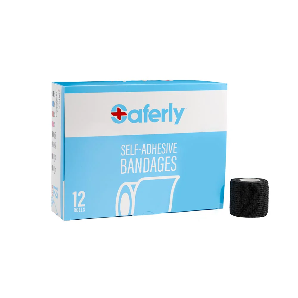 Saferly 2" Cohesive Wrap — Box of 12 - Image 2