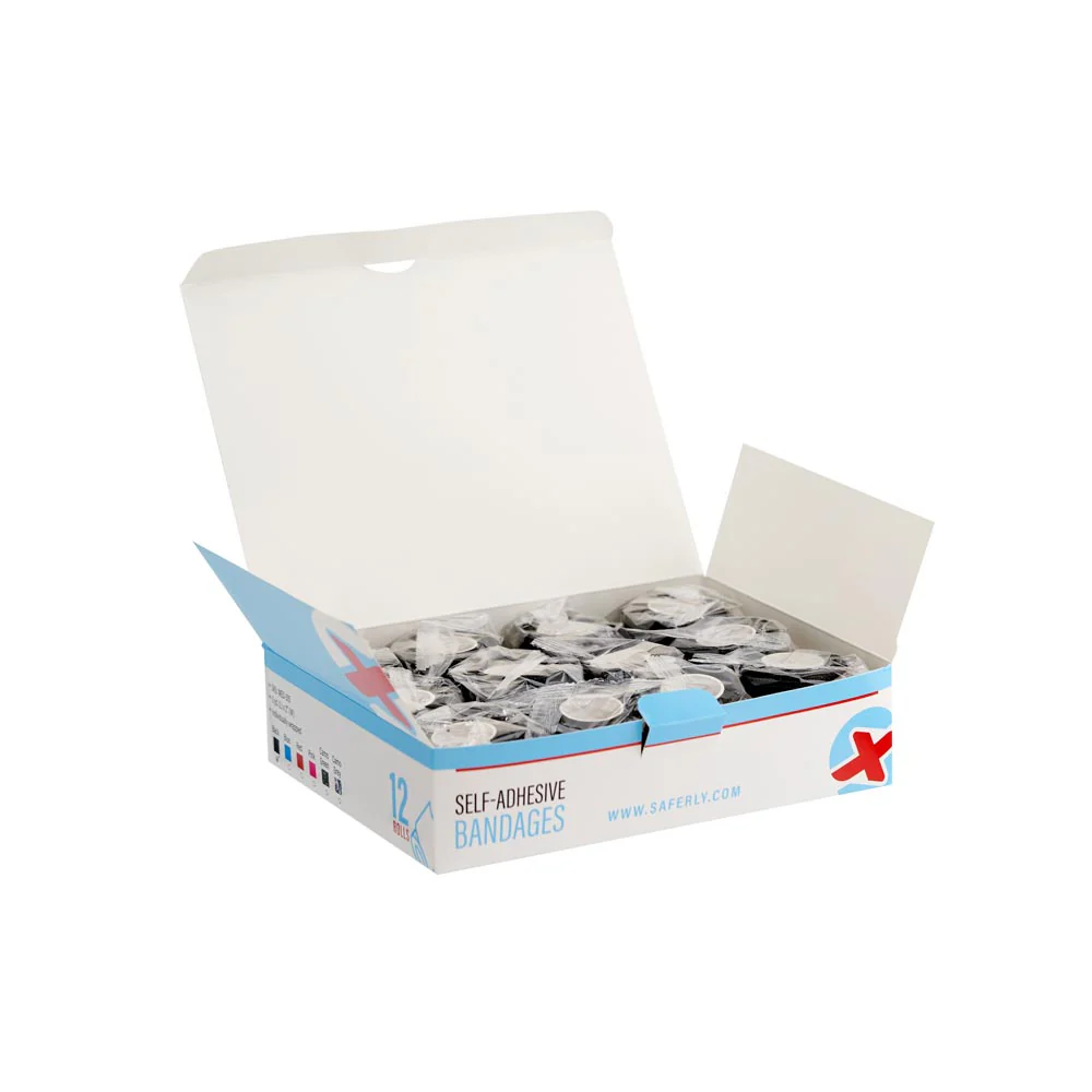 Saferly 2" Cohesive Wrap — Box of 12 - Image 4