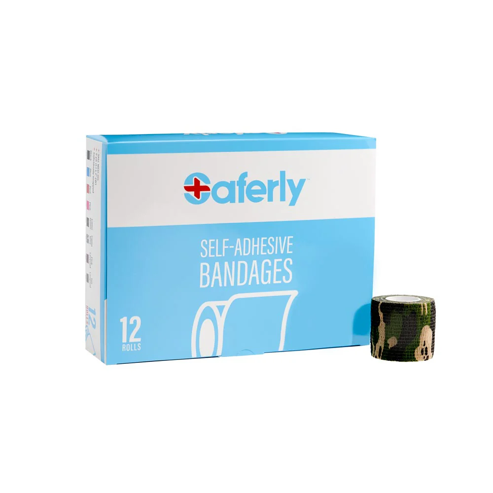 Saferly 2" Cohesive Wrap — Box of 12 - Image 5