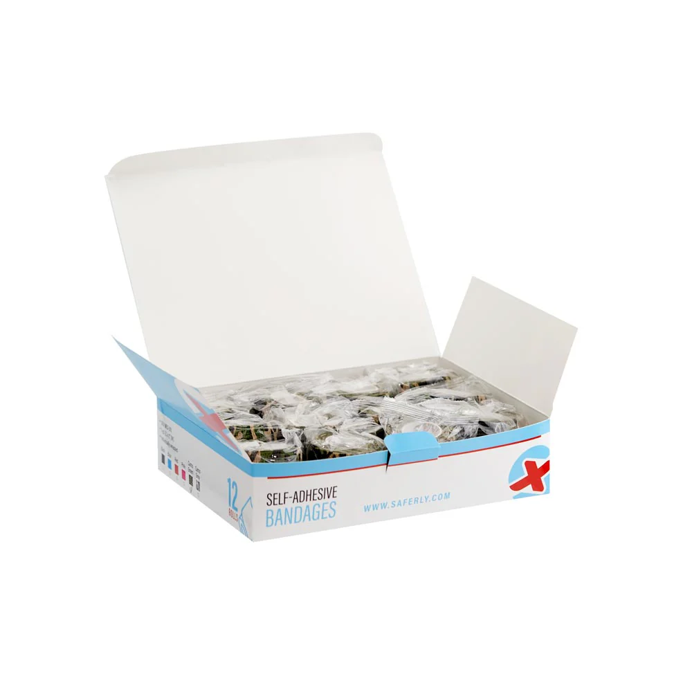 Saferly 2" Cohesive Wrap — Box of 12 - Image 7