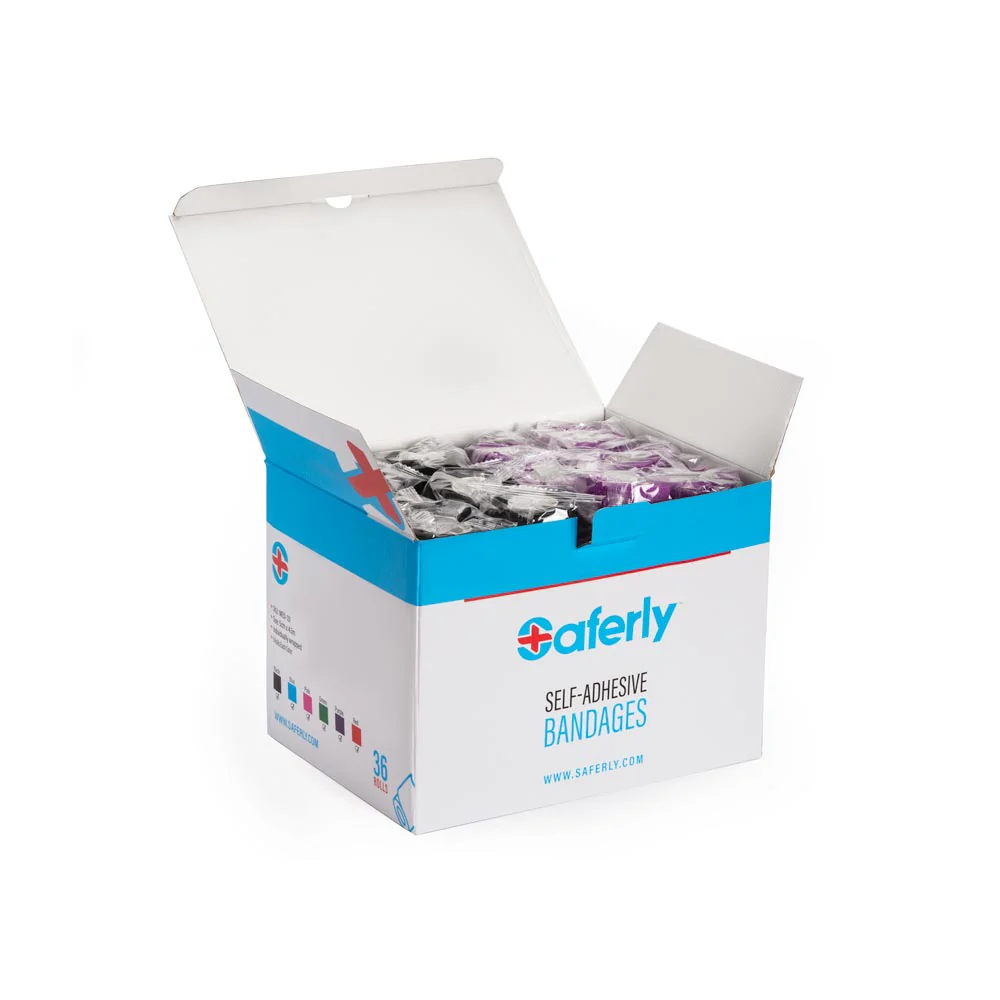 Saferly 2” Medical Cohesive Wrap — Assorted Colors — Case of 36 - Image 10