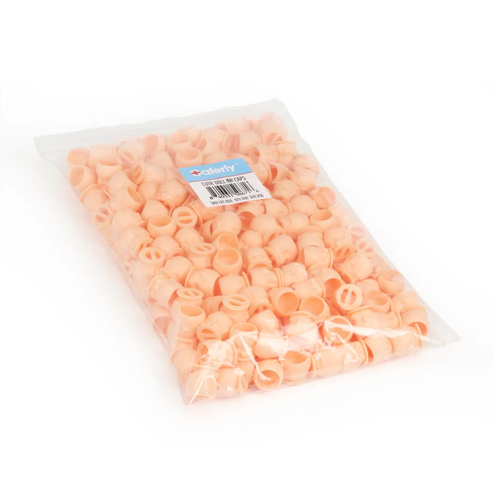 Saferly Cutie Doll Head Ink Caps — Size #16 (Large) — Bag of 200 - Image 9