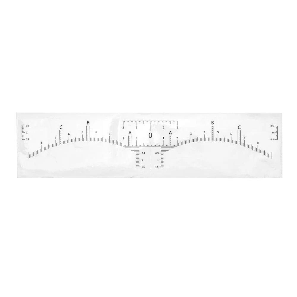 Saferly Disposable Eyebrow Ruler Stickers — Roll of 50 - Image 5