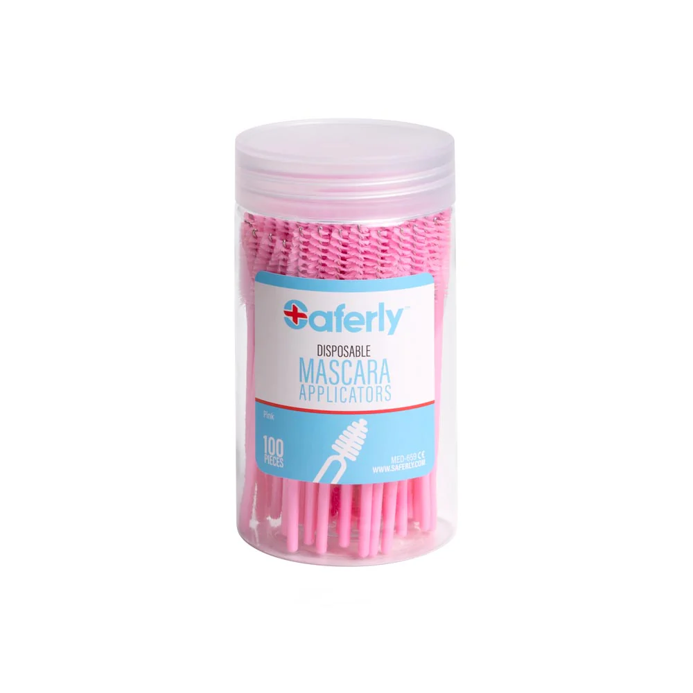 Saferly Disposable Mascara Applicators — Tub of 100 - Image 9