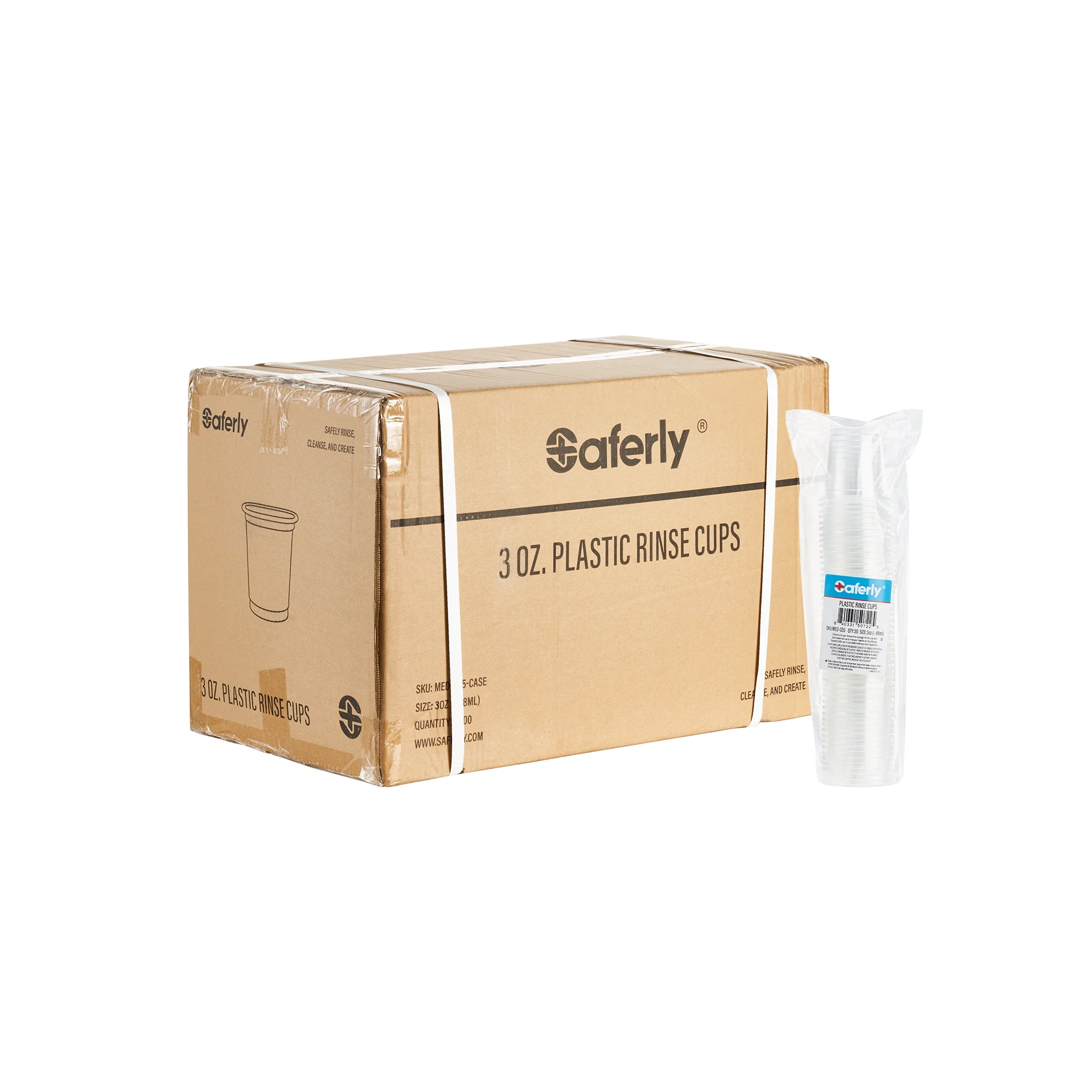 Saferly Disposable Plastic Rinse Cups – Pick Size - Image 4