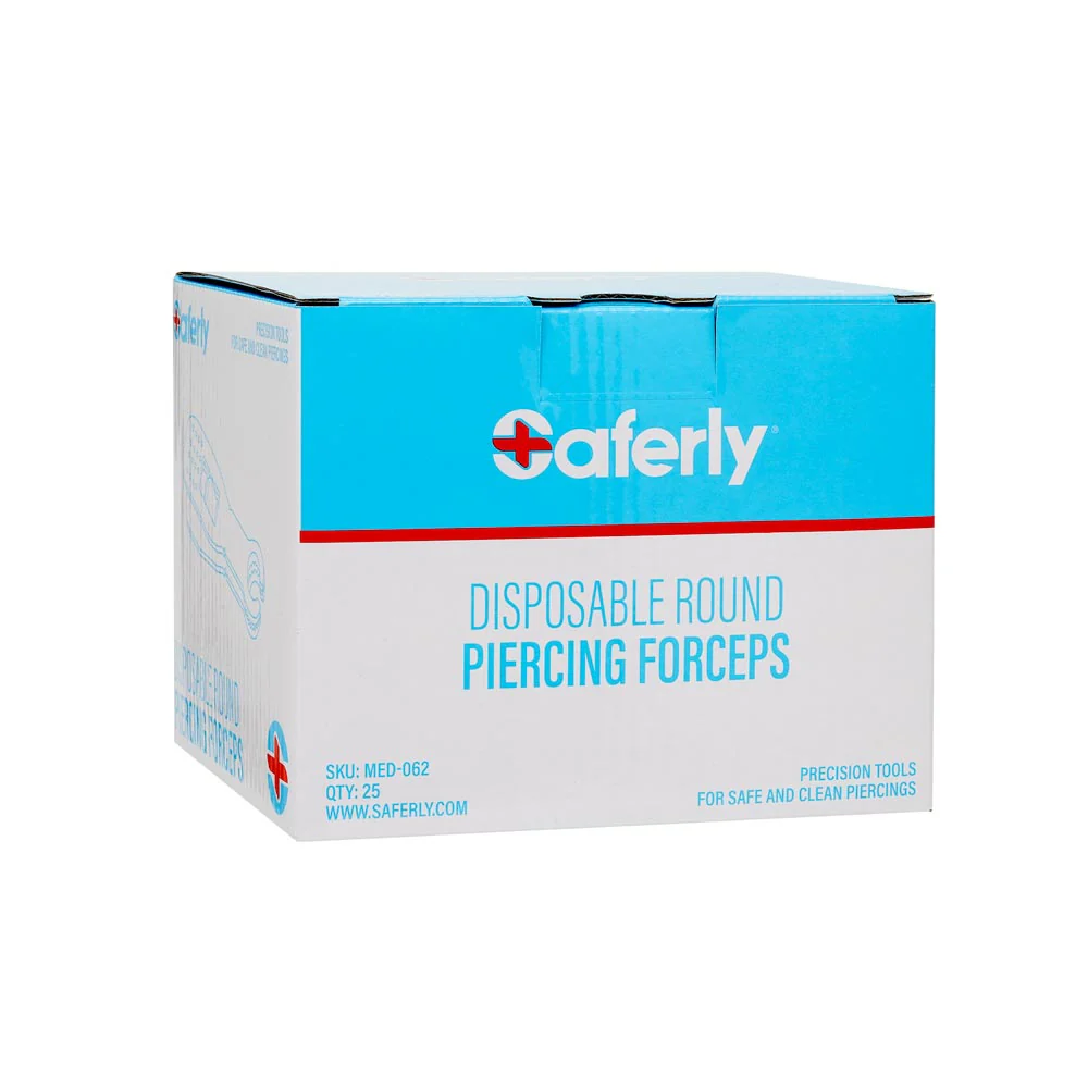 Saferly Disposable Round Piercing Forceps - Image 9