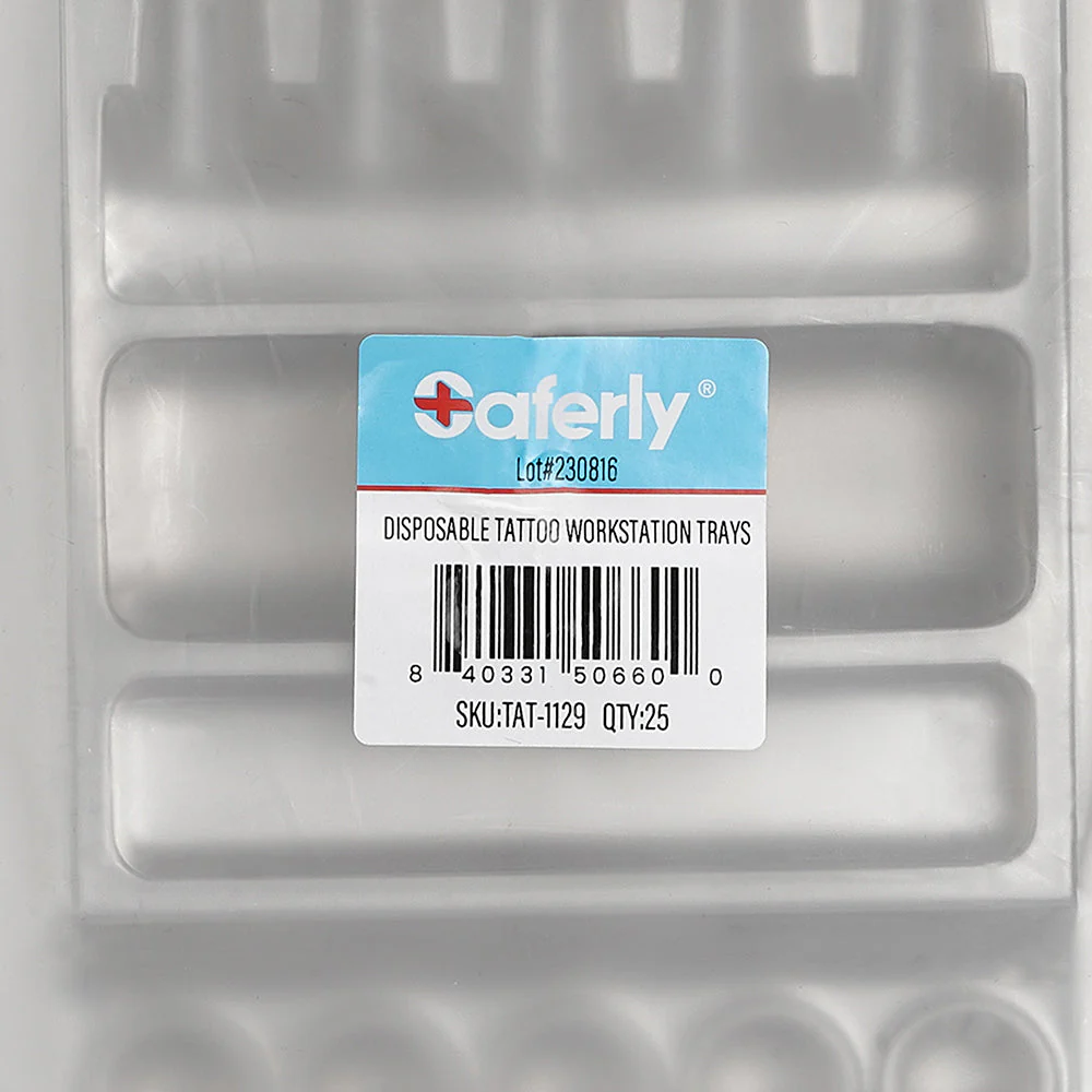 Saferly Disposable Tattoo Workstation Trays — Bag of 25 - Image 6