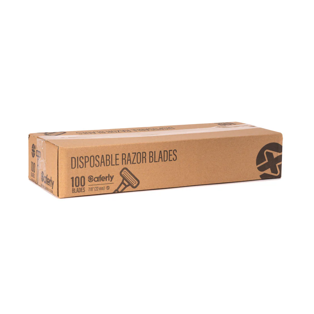 Saferly Double Blade Disposable Razor — Box of 100 - Image 4