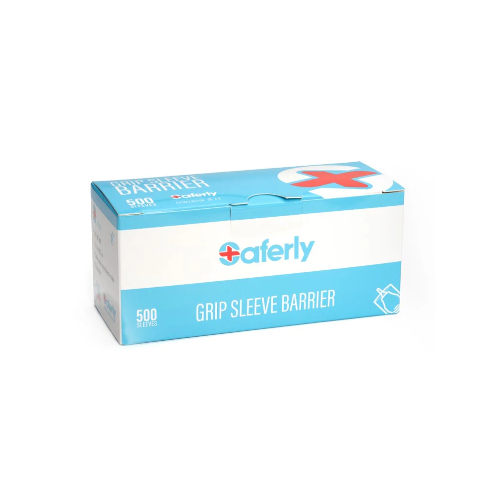 Saferly Grip Sleeve Barrier Protection — For Grips Up to 25mm — Box of 500 - Image 2