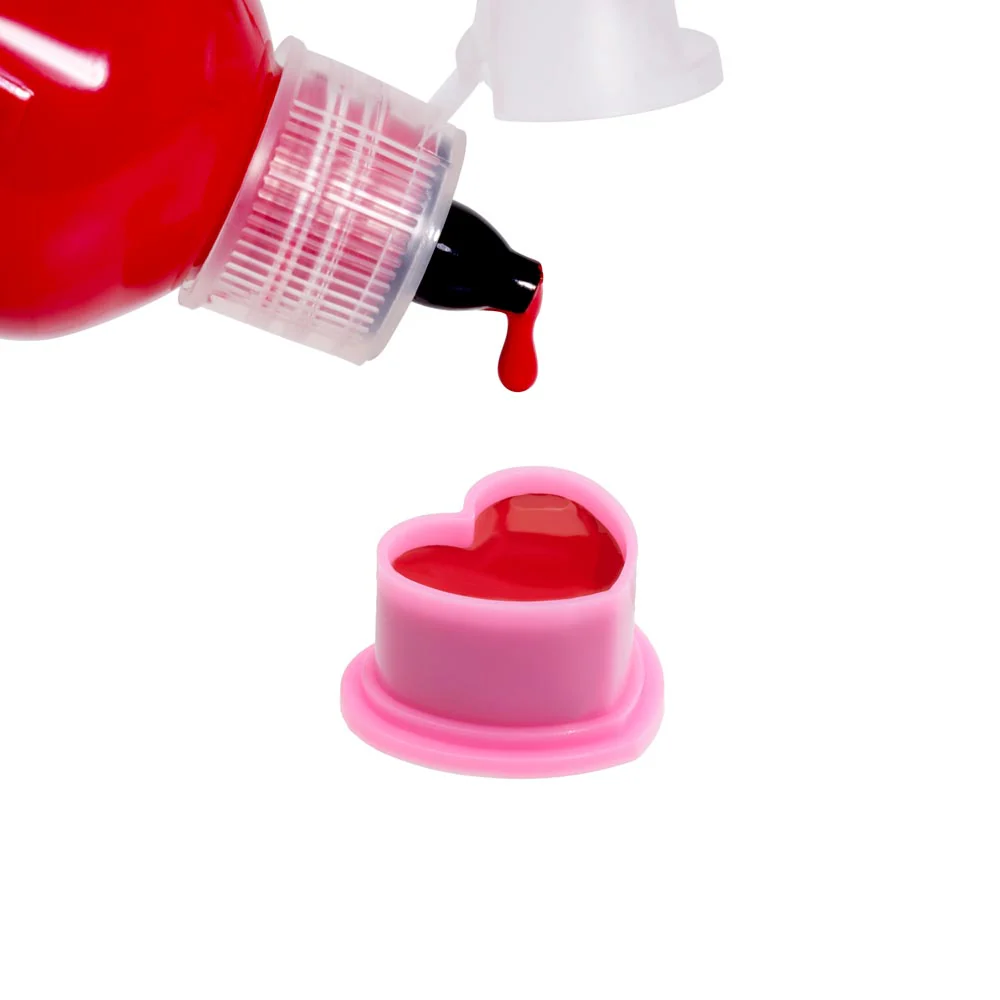 Saferly Heart Ink Caps — Bag of 500 — Pick Color and Size - Image 3