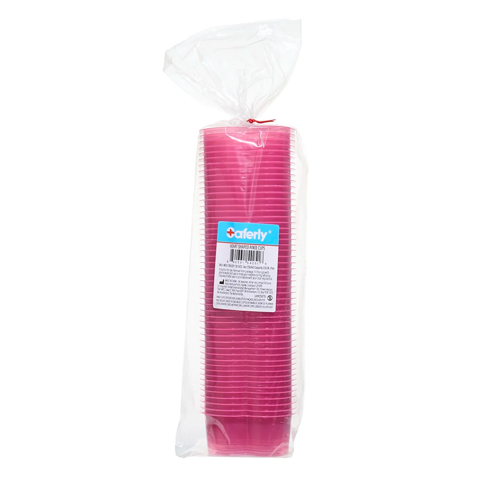 Saferly Heart Rinse Cups — 5oz — Pick Quantity - Image 2
