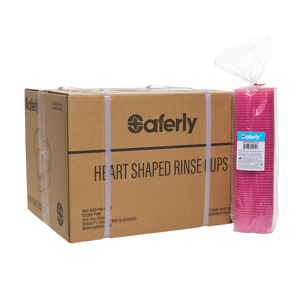 Saferly Heart Rinse Cups — 5oz — Pick Quantity - Image 5