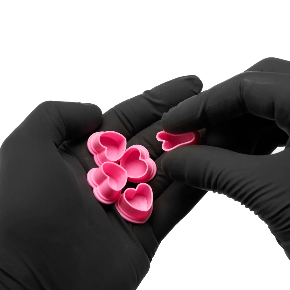 Saferly Heart Silicone Ink Caps — Pick Size and Color — Bag of 500 - Image 14