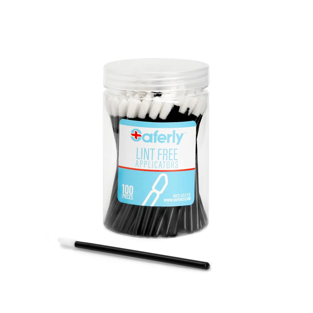 Saferly Lint Free Applicators — Tub of 100 - Image 3